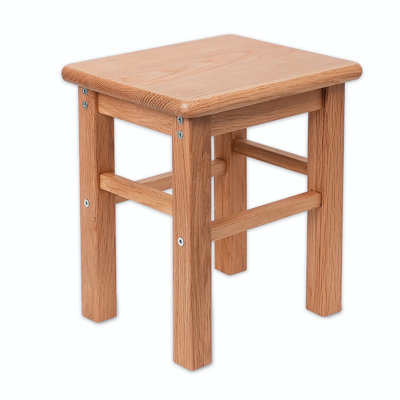 Tabouret à langer en bois de chêne massif pour adultes, 13 po