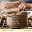 Anolon Ascend 4-Quart Hard Anodized Nonstick Saucepot with Lid, Bronze