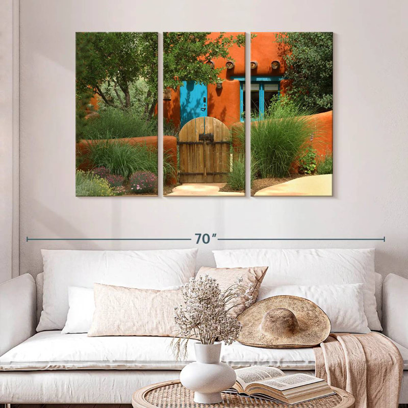 Lilie Pueblo Style Home, H 32 po x l 50 po