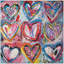 9 Hearts Print by Lara Brooke