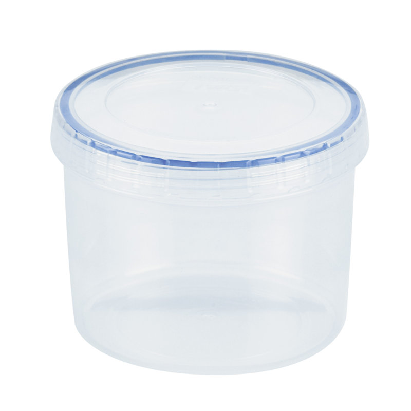 Clear BPA-Free Plastic Twist Lid Food Storage Container Set