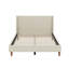 Lit plateforme tapissier sans sommier