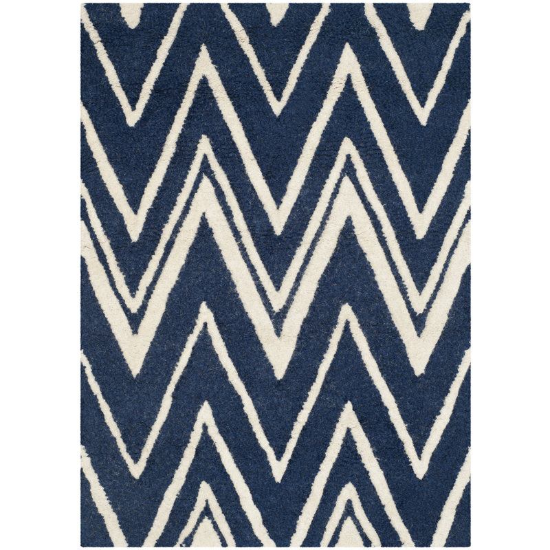 Tapis en laine touffeté à la main Sanyla, Rectangle 2 pi x 3 pi