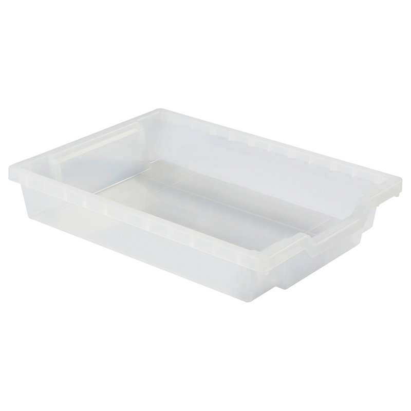 Petit casier de rangement empilable et translucide