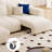 Creamy white Polyester Modular Power Reclining Sofa