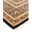 Tapis unique noué à la main Keenan - noir / brun, 8 pi 3 po x 10 pi 4 po