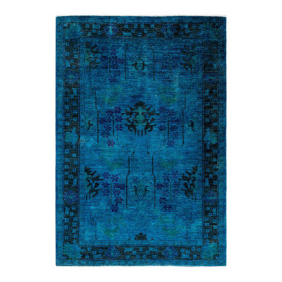 Fine Vibrance One-of-a-Kind 5'1" X 7'6" Hand Knotted Area Rug