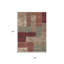 Tapis intérieur / extérieur lavable 3 pi x 5 pi brun et terre cuite