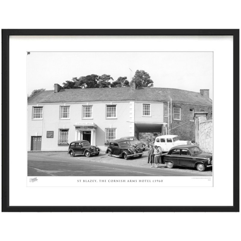 St Blazey, The Cornish Arms Hotel C1960 by Francis Frith - Single Picture Frame Print, 45cm H x 60cm W x 2.3cm D
