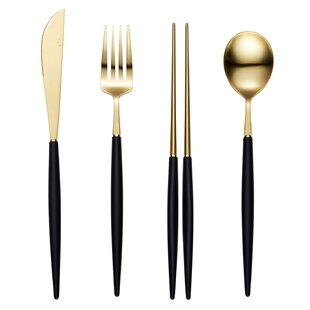 3-Piece Silverware Set Stainless Steel Utensil Forks Spoons Knives Set,  Mirror Polished Cutlery Flatware Set - Curved Design price in UAE,   UAE