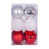 Rouge / blanc / argent
