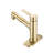 Stainless Steel Bathroom Faucet - Brushed Gold Pull Out , Pop-Up Drain Stopper & Deck Plate Included Modern Basin Tap With And-121639280