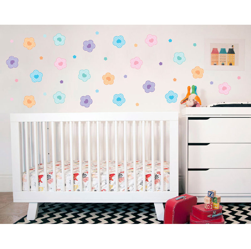 Plants & Flowers Non-Wall Damaging Wall Decal, Scheme C