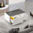 Smart Coffee Table With Built-In Fridge, Bluetooth Speaker, Wireless Charging, Touch Control Panel, USB Ports, Outlet Protection, Atmosphere Light