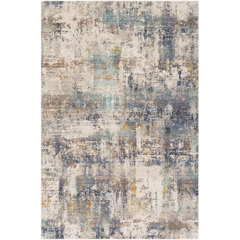 Abdurrahman Abstract Indoor Rug, Rectangle 2' x 3'2"