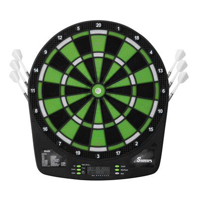 Fat Cat Sirius Electronic Dartboard with Darts