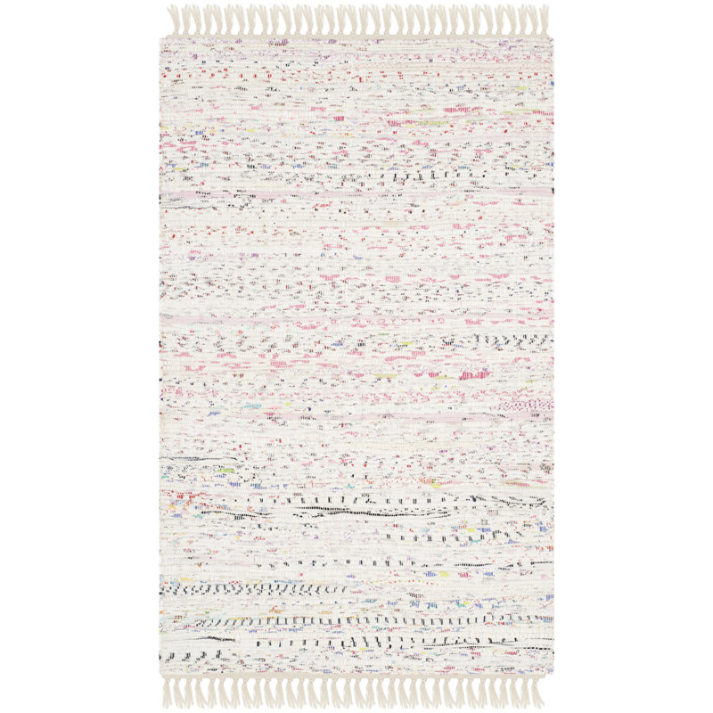 Valerton Rug Hand Woven Cotton Rug, Rectangle 9' x 12'