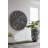 Drape Wall Art, Round, Liquid Silver