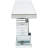 Calderwood Contemporary Glass Abstract Console Table