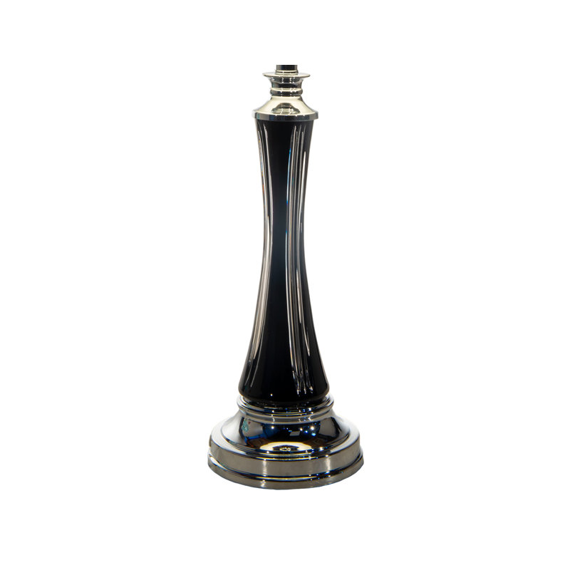 Lampe de table noire 27 po