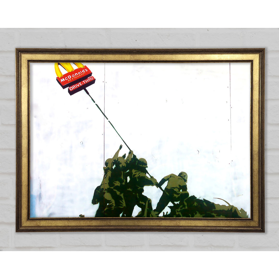 Soldat Hommage an Mcdonalds - Einzelner Bilderrahmen Kunstdrucke