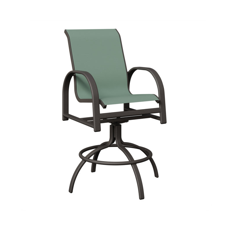 Chaise berçante berçante en graphite tressé graphite Berlin Gardens avec tissu bleu sauge, Bleu sauge, Graphite moucheté