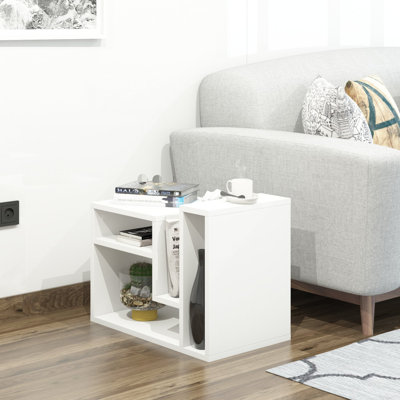 Table de bout avec rangement Carraway Abies