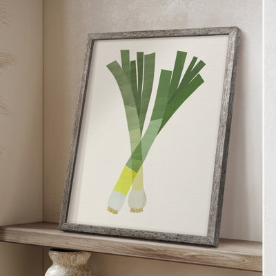 Reproduction encadrée Organic Veg II - bois massif