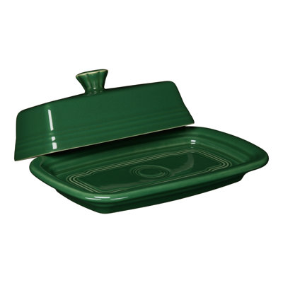 Fiesta Serveware Extra Large Covered Butter Dish 8 1/8 Inch x 5 1/8 Inch