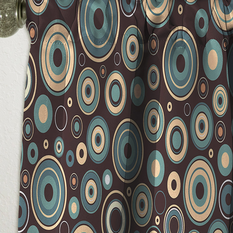 Rideau en lin / polyester, L 52 po x L 120 po