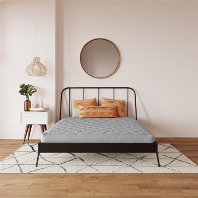 Matelas double matelassé avec housse amovible Dana