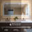 Anti Fog LED Bathroom Mirror 3 Colors Dimmable Vanity Mirror with Back and Front Lighting-1301524906