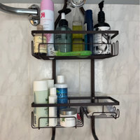 Emmie-Leigh Hanging Stainless Steel Shower Caddy Rebrilliant Finish: Black