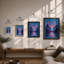 Jellyfish Dusk Fantasy & Sci-Fi - Print-1131025447-1131025444