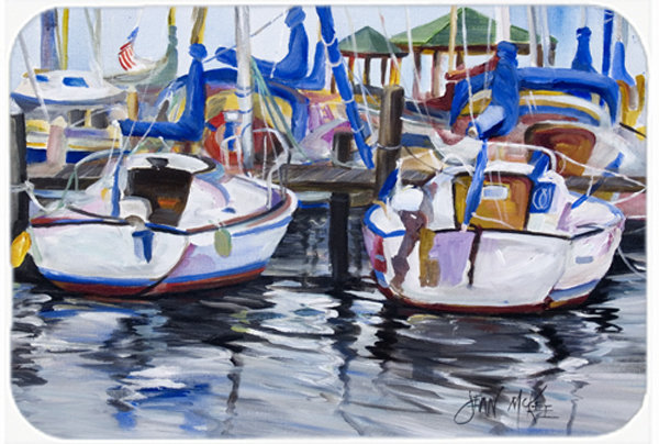 Planche à découper en verre caroline trésors s Sailboat