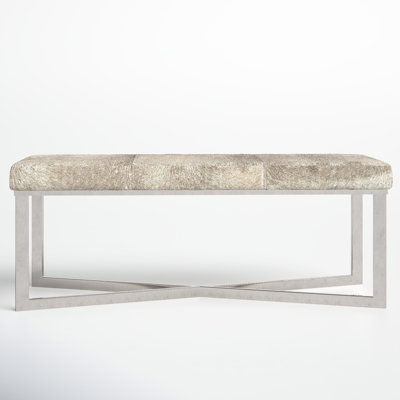 Kianda Genuine Leather Bench