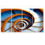 «Stairway Infinity - Spiral Abstract», art mural sur toile, 4 pièces-106153489