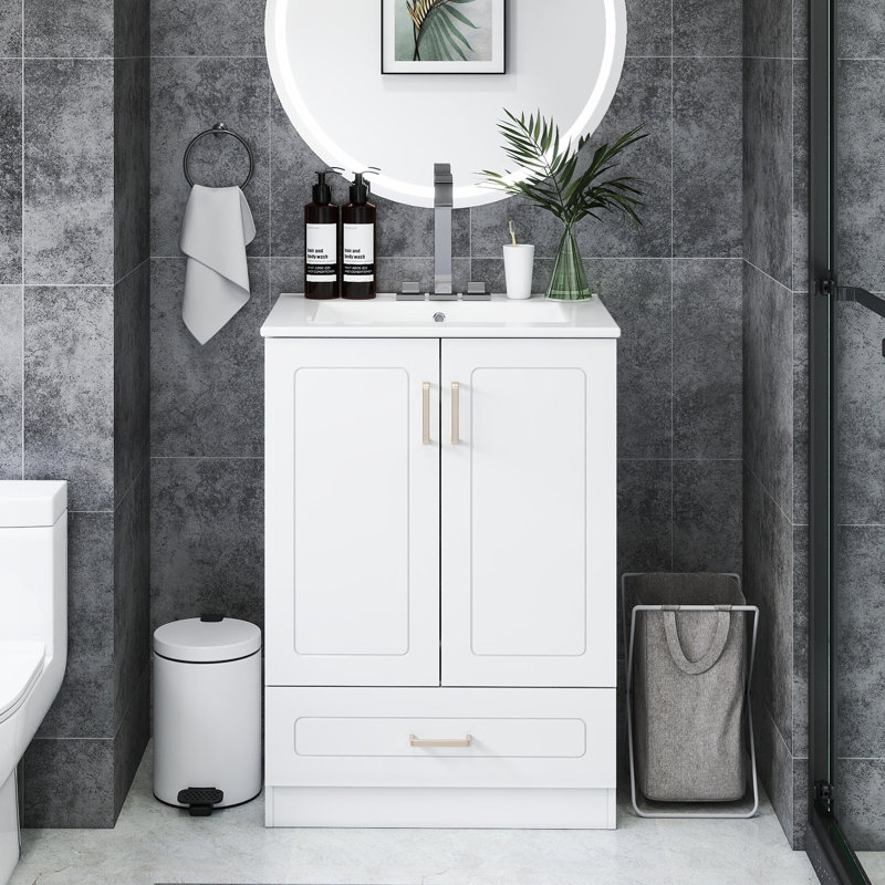 Meuble-lavabo simple 24,17 po avec comptoir d'évier