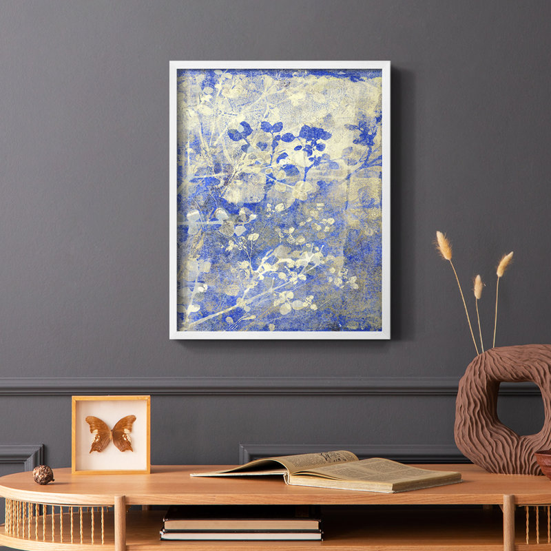 «Boundless I», reproduction encadrée - bois massif, Blanc, H 14 po x l 11 po