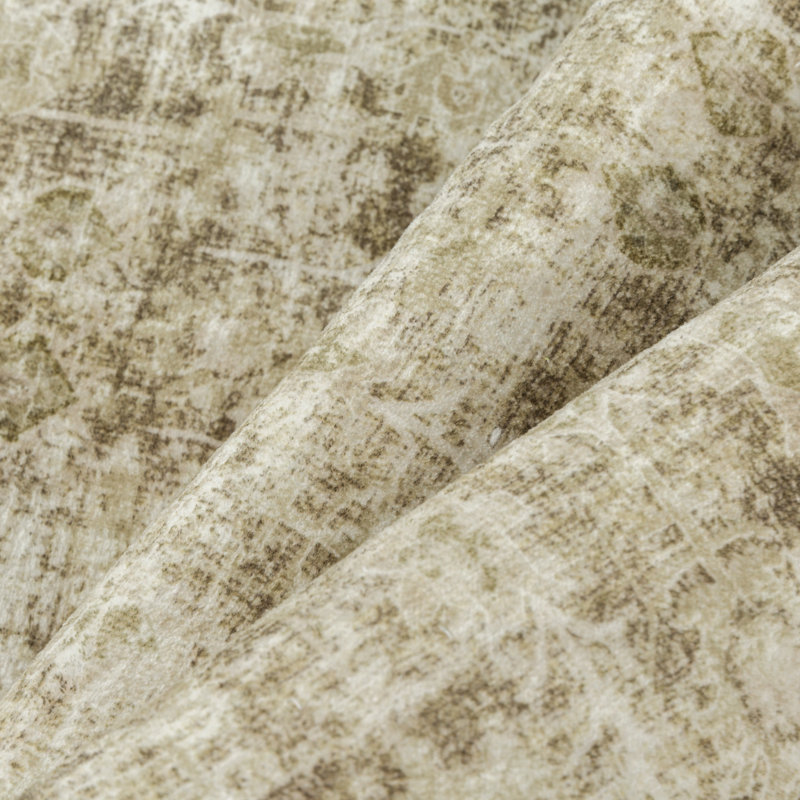 Tapis oriental rétro vintage beige, Rectangle 7 pi 9 po x 9 pi 9 po, Beige