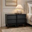Set of 2 Nightstands Mid Century Modern Nightstand-597157433