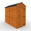 TigerFlex® Modular Buildings 8 ft. W x 4 ft. D Solid Wood Garden Shed