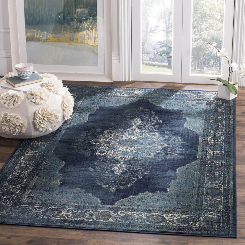 Tapis oriental performance rétro, Rectangle 5 pi 3 po x 7 pi 6 po