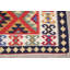 Tapis intérieur de couleur orange/rouille 4 pi 1 po x 7 pi en laine one-of-kind à la main noué la new Shelbie