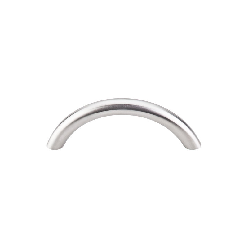 Solid Bowed Bar Pull, 3" Center to Center