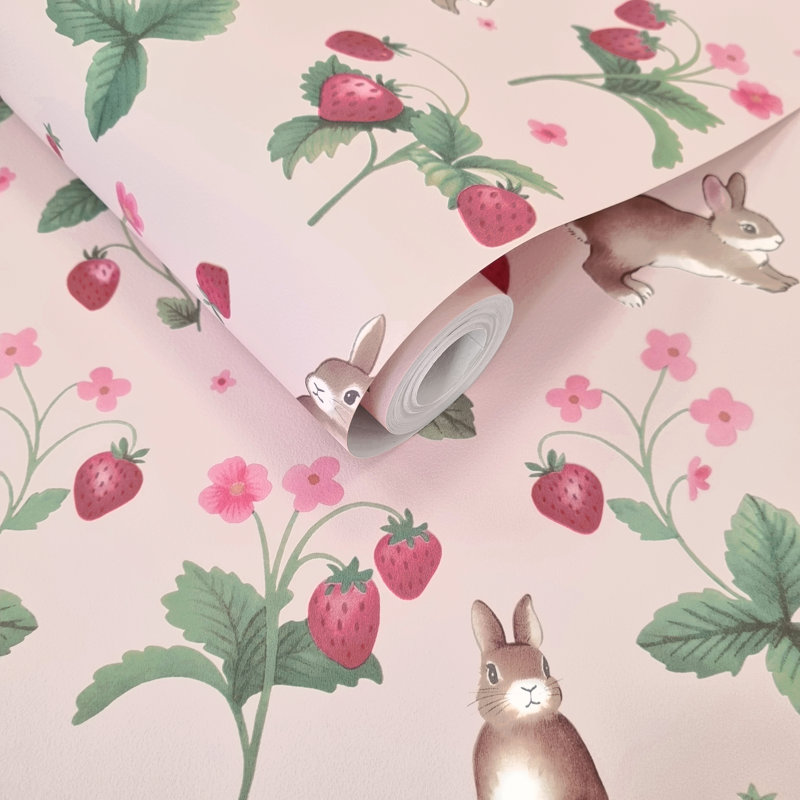 10.05m x 53cm Matte Wallpaper Roll, Pink