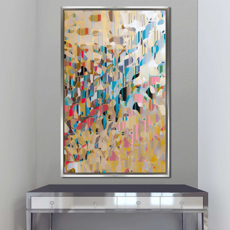 «John 1/12 recevez-le (vertical)» par Mark Lawrence, reproduction, H 33,5 po x l 21,5 po x P 2 po, Cadre flottant argent