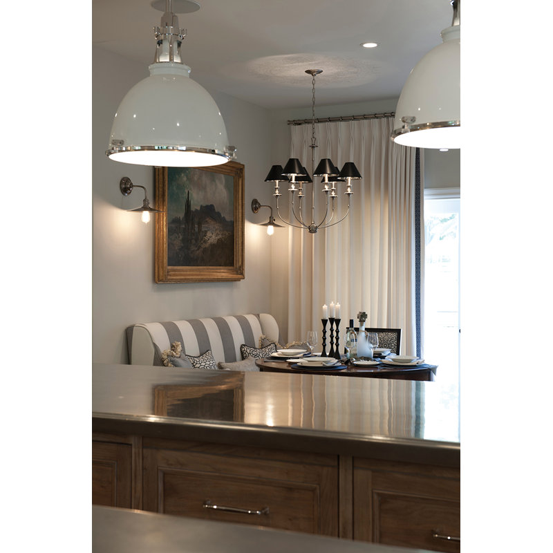 Massena 1 - Light Pendant, Polished Nickel, Polished Nickel
