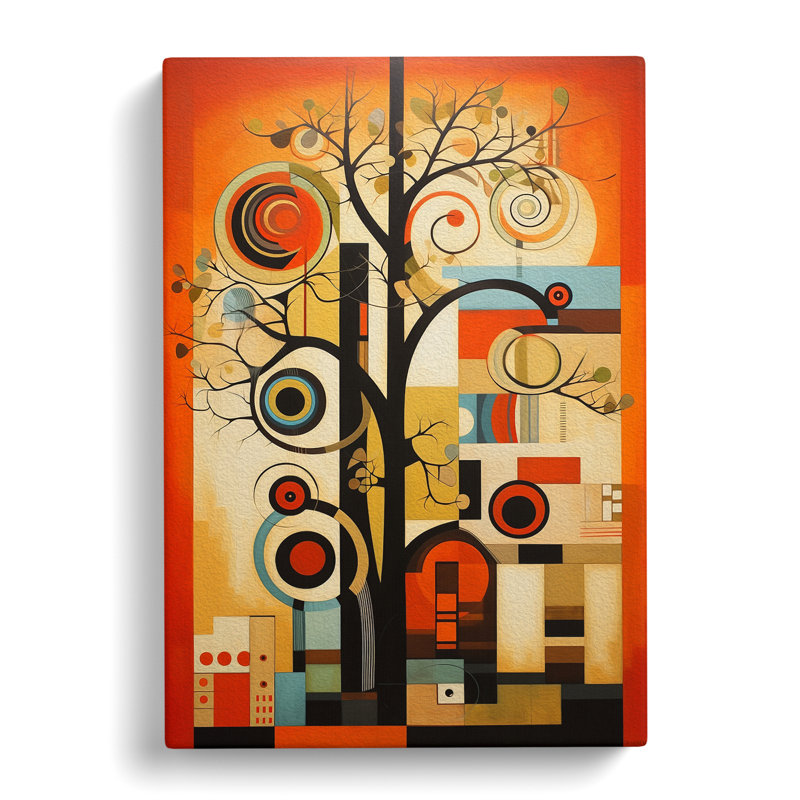 Oak Tree Constructivism No.4 - Print, 50cm H x 35cm W x 3cm D