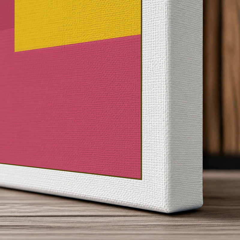 Chromatic Geometry Geometric - Wrapped Canvas, 30x20 - 76.2 x 50.8 cm, White Border